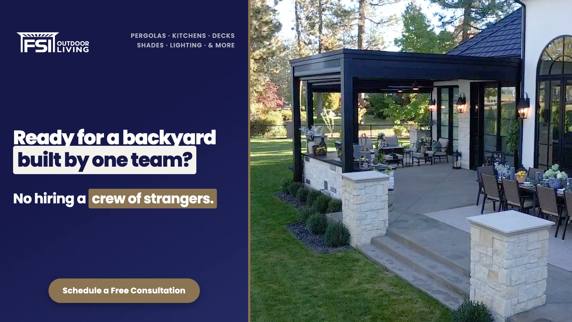 FSI Outdoor Living Facebook ad from Aug 20, 2026