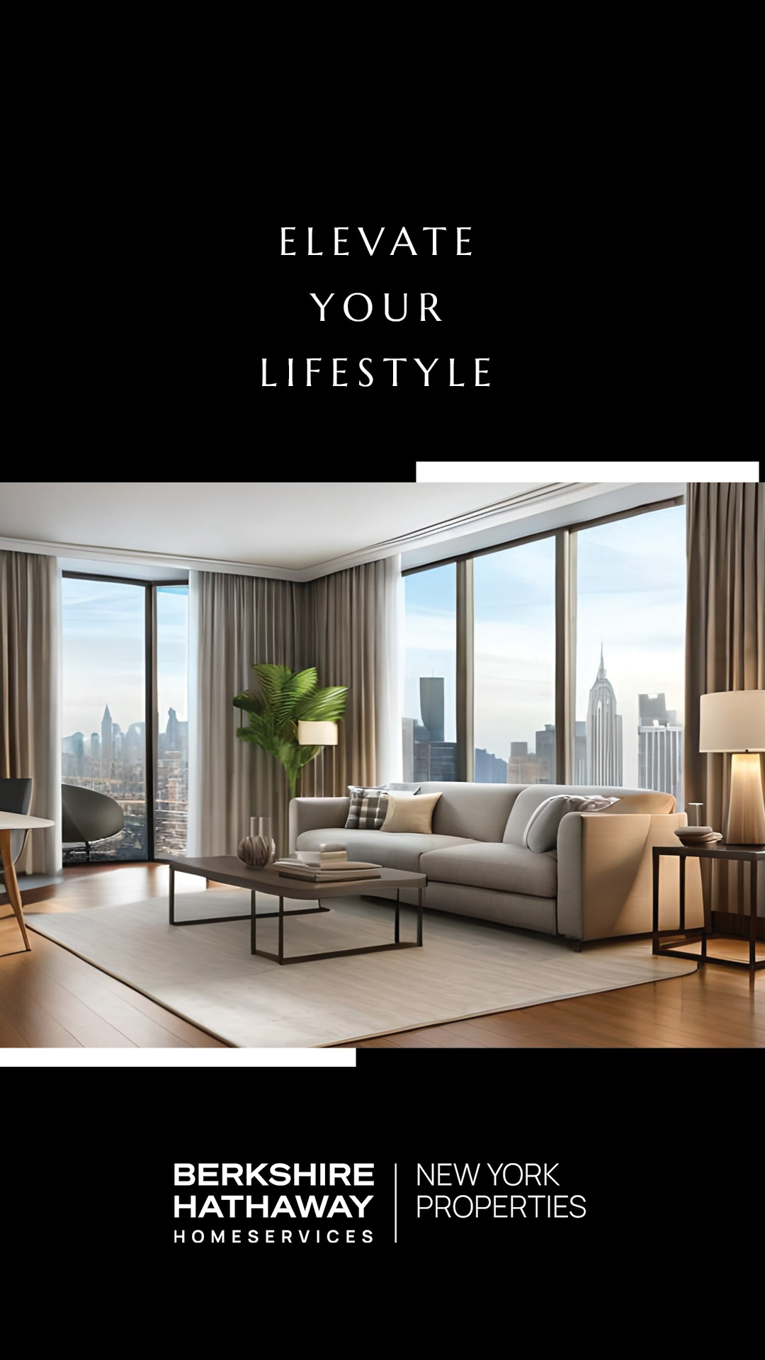 Berkshire Hathaway HomeServices New York Properties Facebook ad from Feb 7, 2025