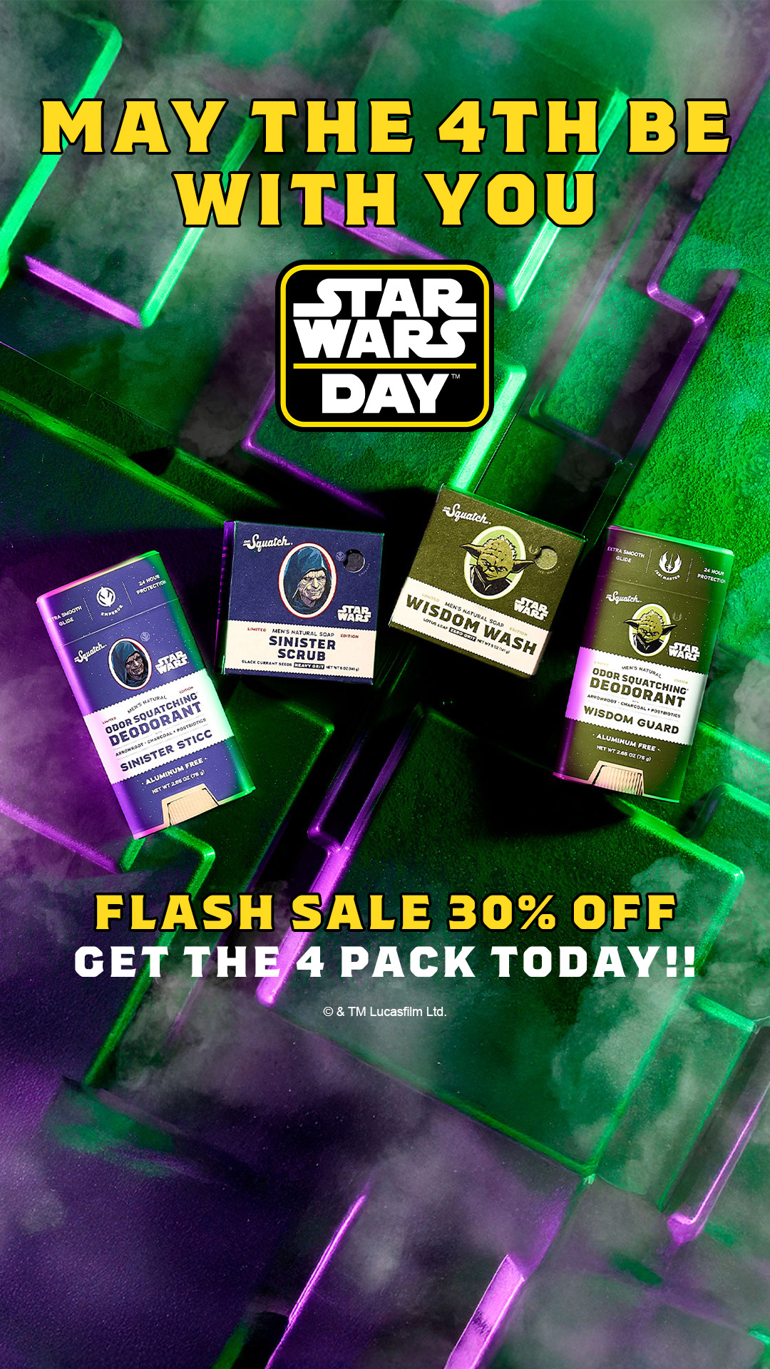 Dr. Squatch Facebook ad