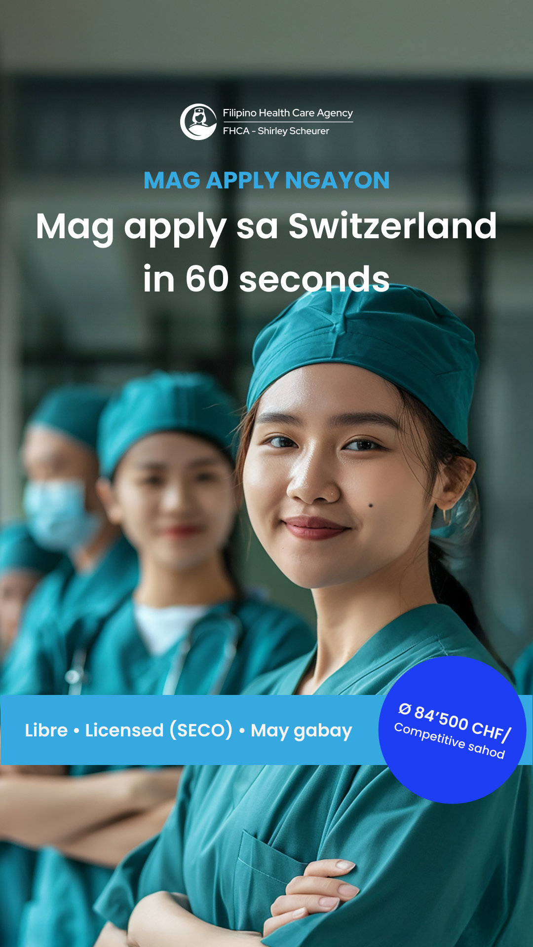 FHCA Filipino Health Care Agency Facebook ad