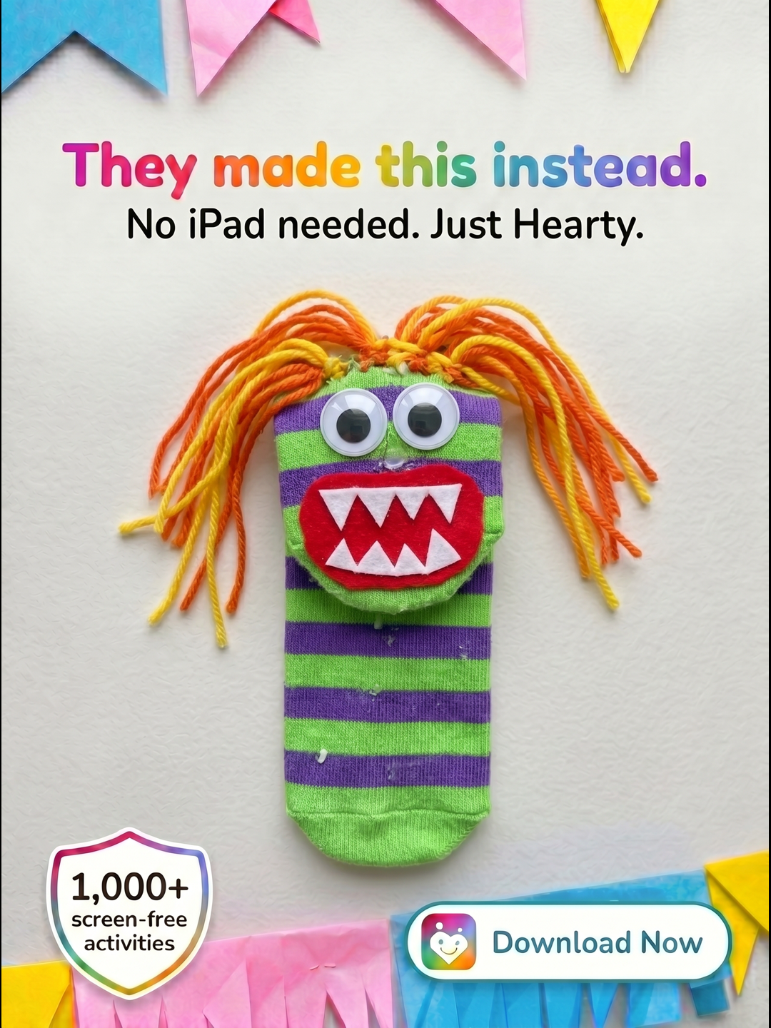 Hearty App Facebook ad