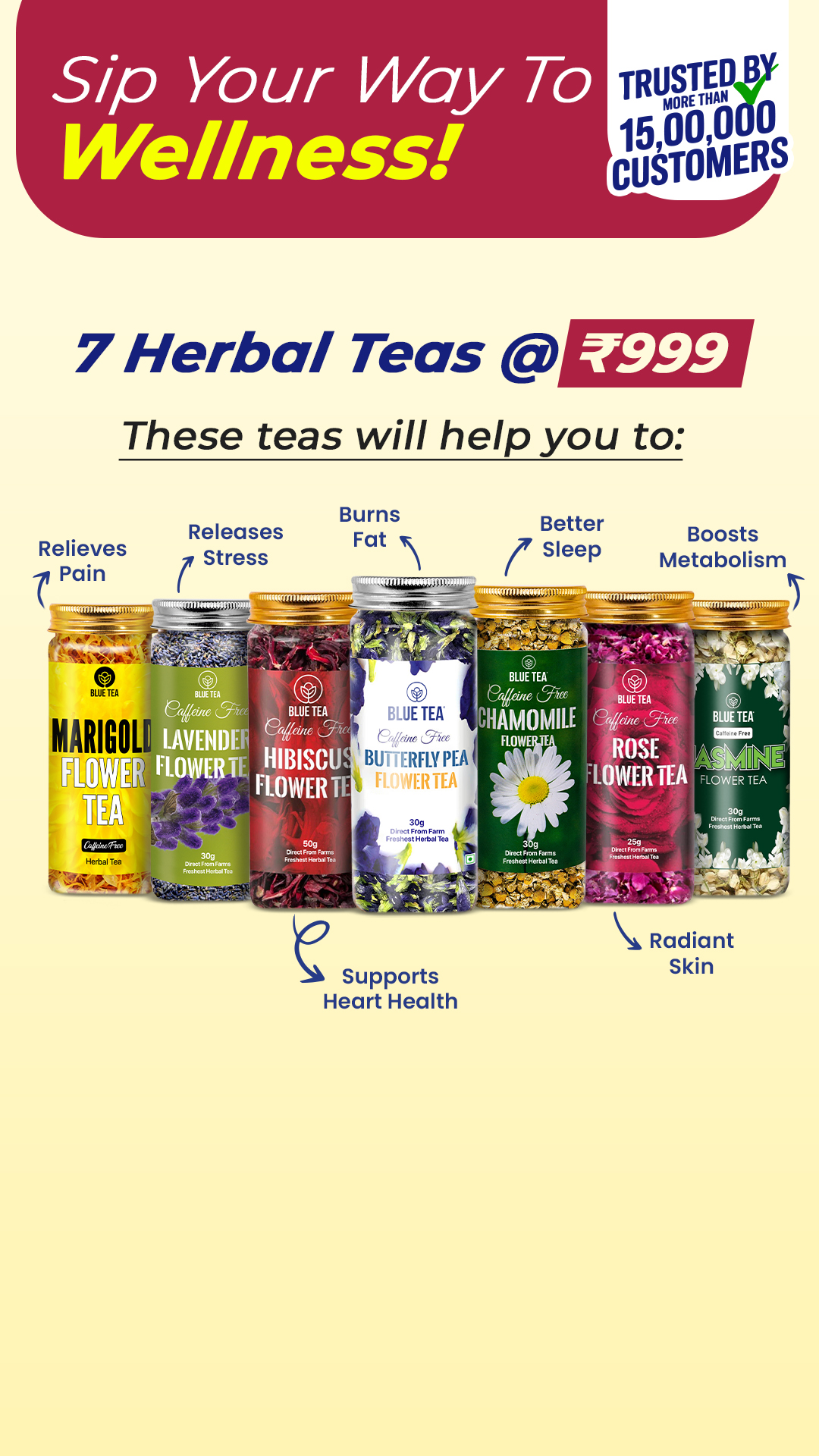 BLUE TEA INDIA Facebook ad