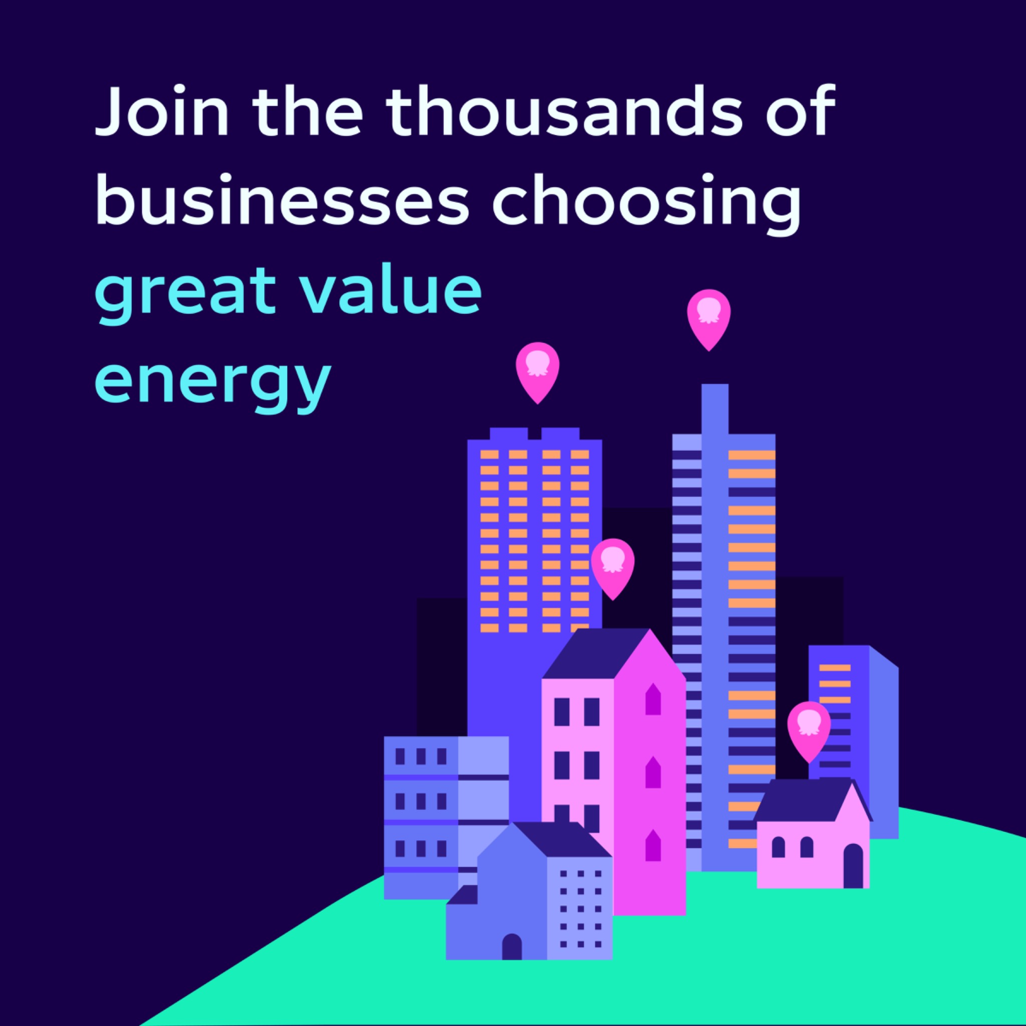 Octopus Energy for Business Facebook ad: Which? Award 9 years running.