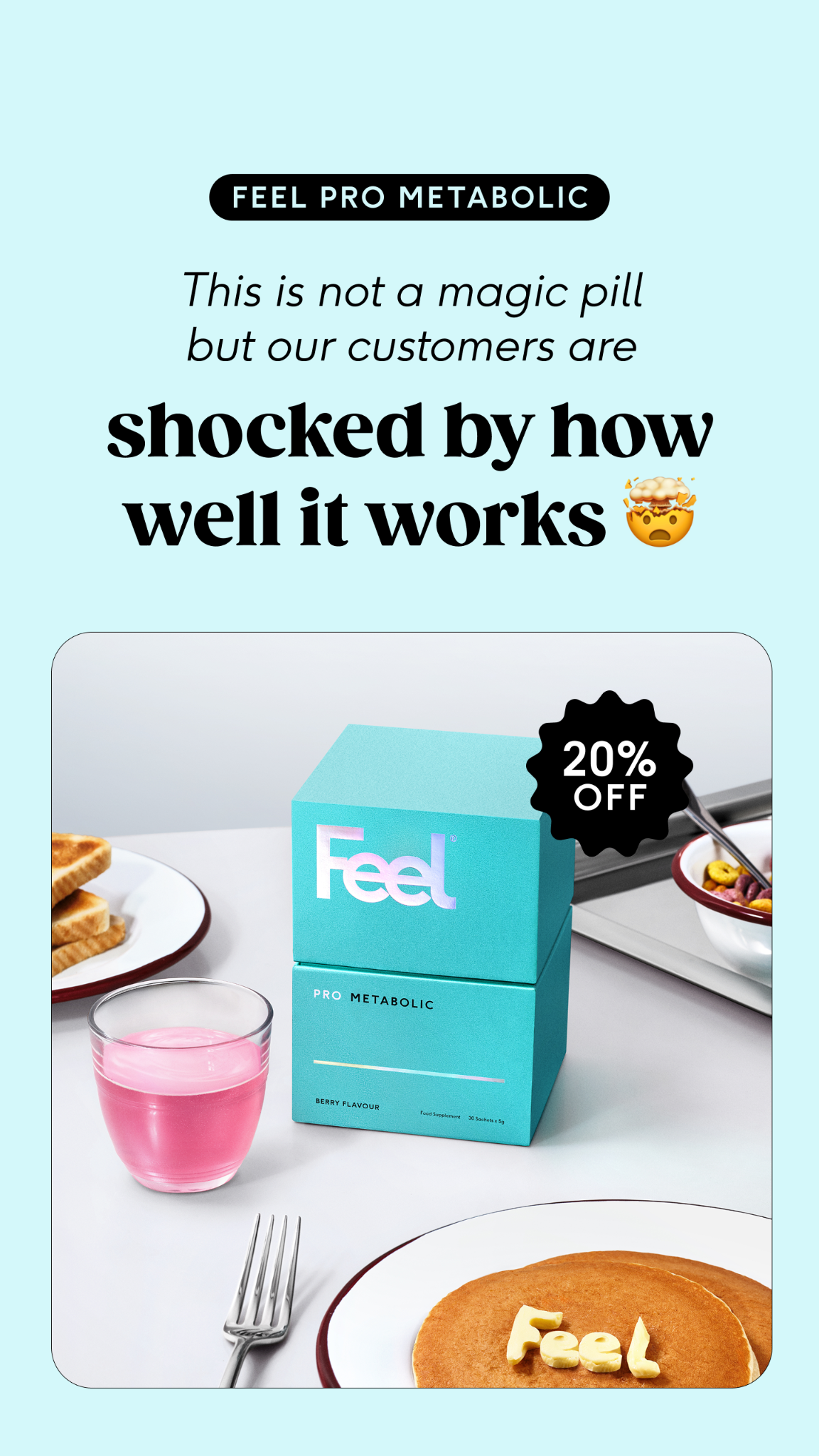 Feel Facebook ad