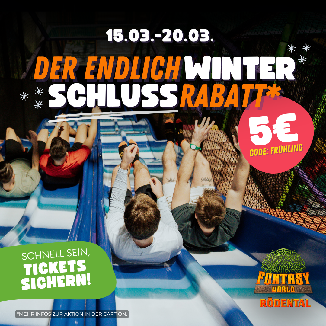 Funtasy World Rödental Facebook ad: Jetzt Tickets sichern!