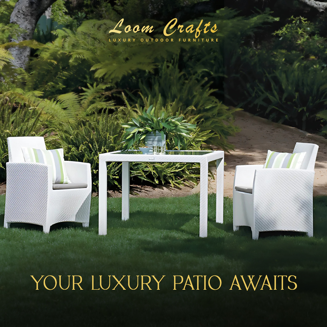 Loom Crafts Luxury Outdoor Furniture Facebook ad: Upgrade your home's outdoor space with premium furniture…