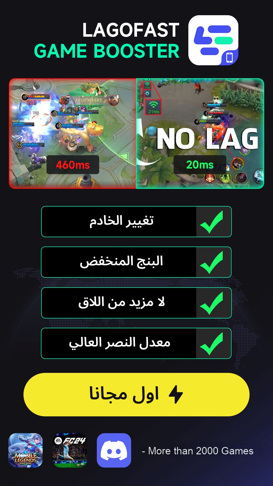 Lagofast Facebook ad
