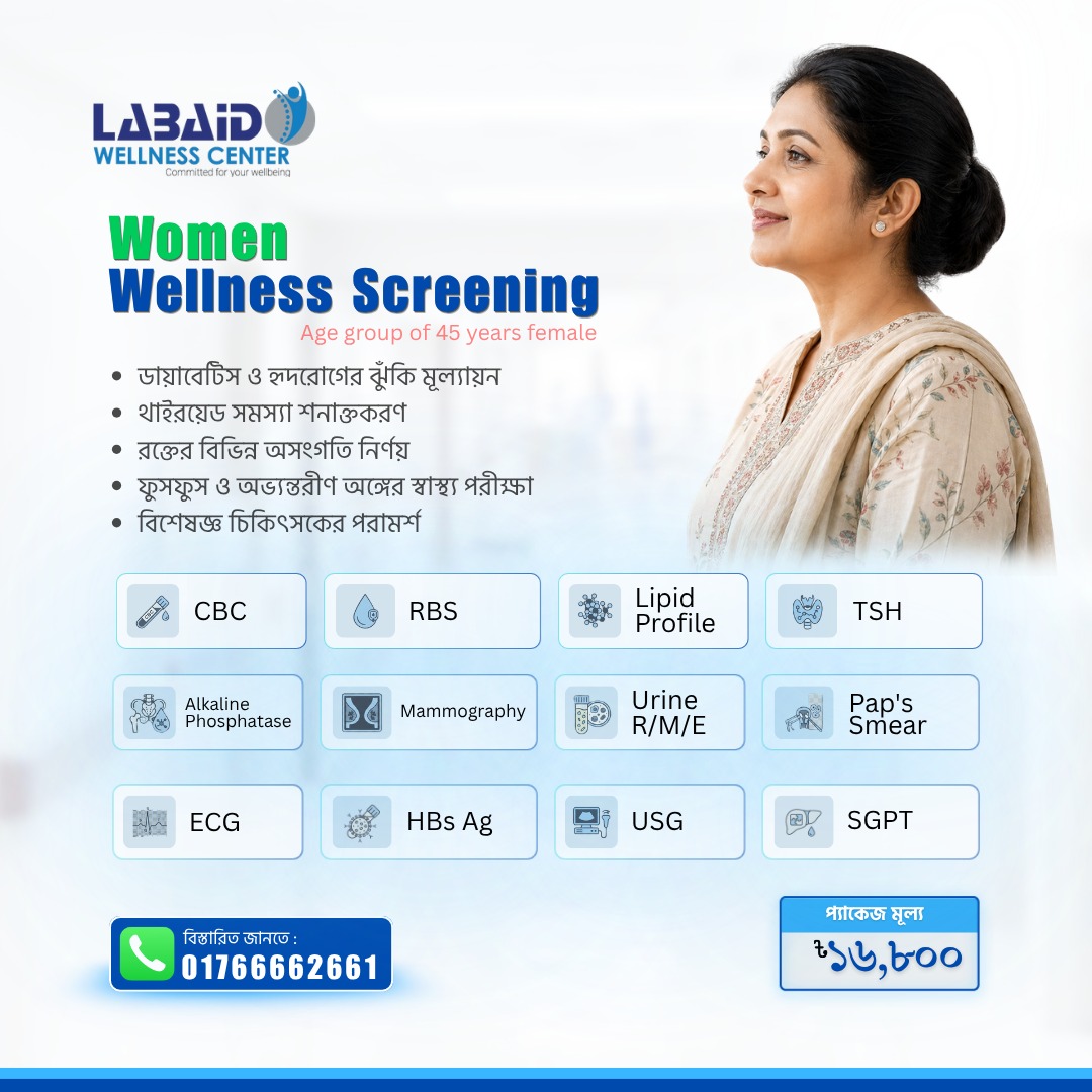 Labaid Wellness Center Facebook ad from Jun 15, 2026