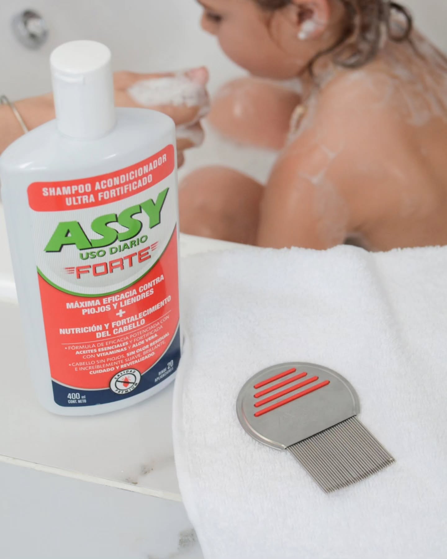 Assy Facebook ad: Kit Peine Fino Assy 2000 + Shampoo Assy Forte Uso Diario…