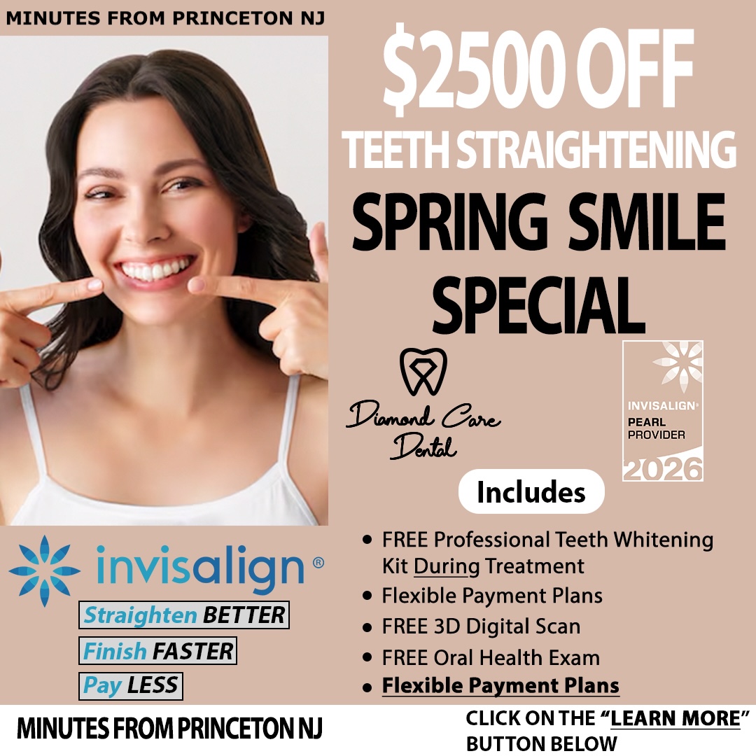 Diamond Care Dental Facebook ad: Save $2500+ With Top Rated NJ Cosmetic Dentist