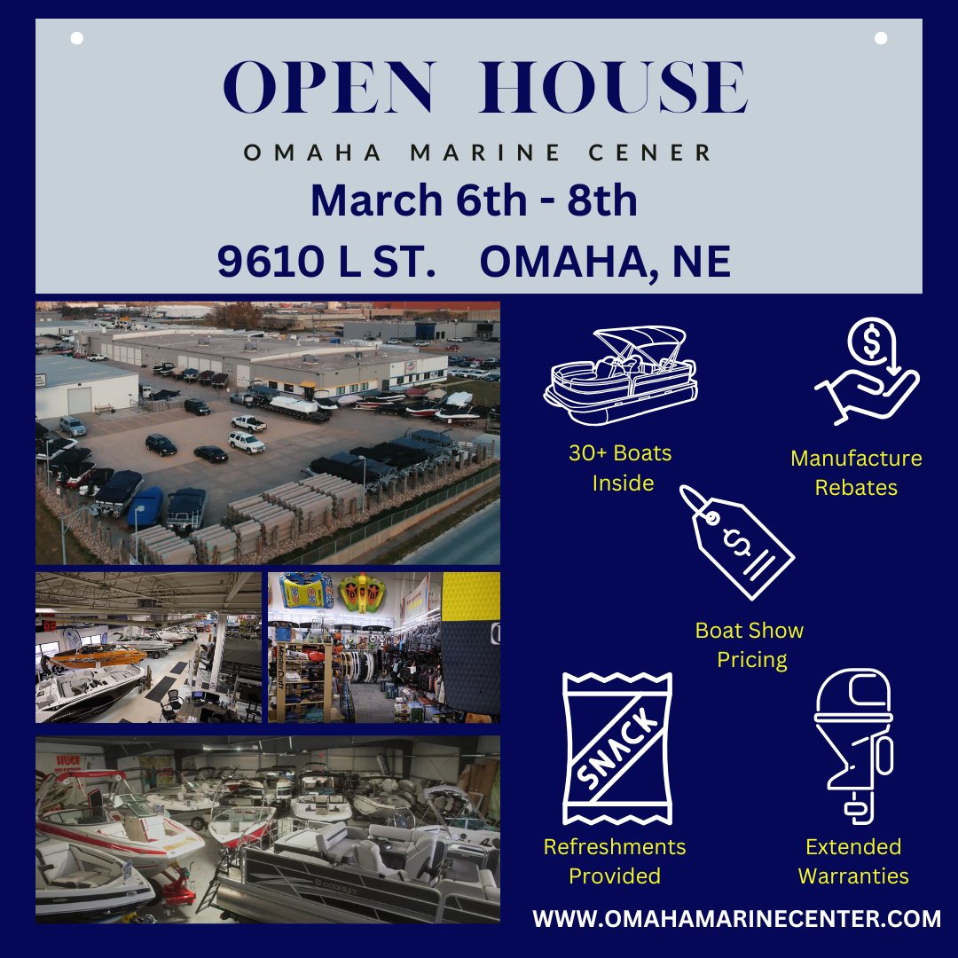 Omaha Marine Center Facebook ad: Don't Miss Our Open House