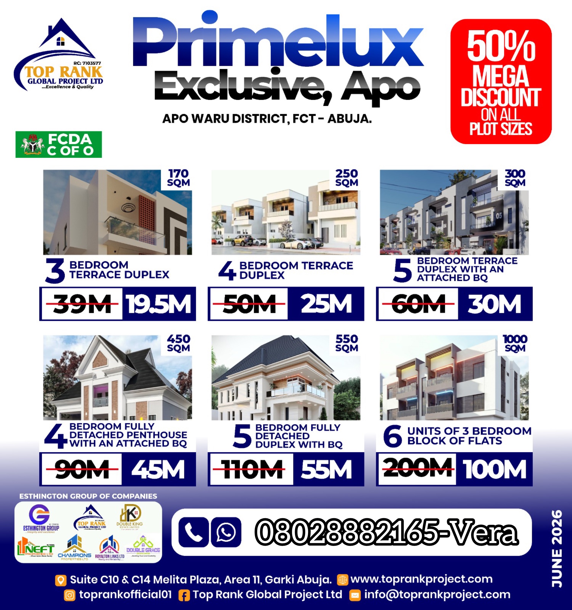 Vera Top Rank Global Project Ltd Facebook ad: Looking for land in a fast-growing part of…