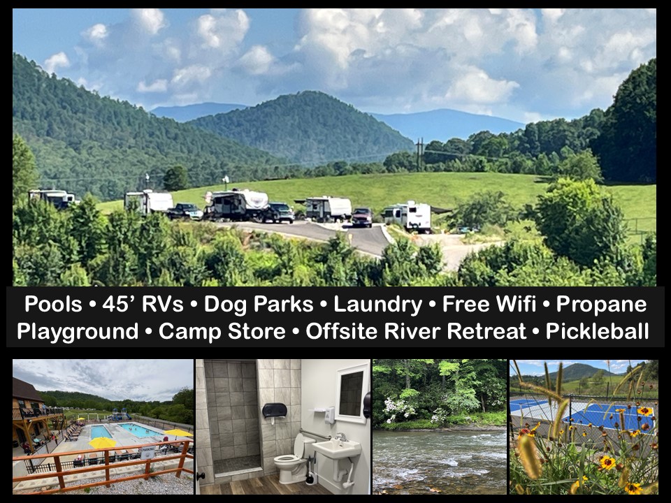 Three Peaks RV Resort Facebook ad: Spruce Pine,NC