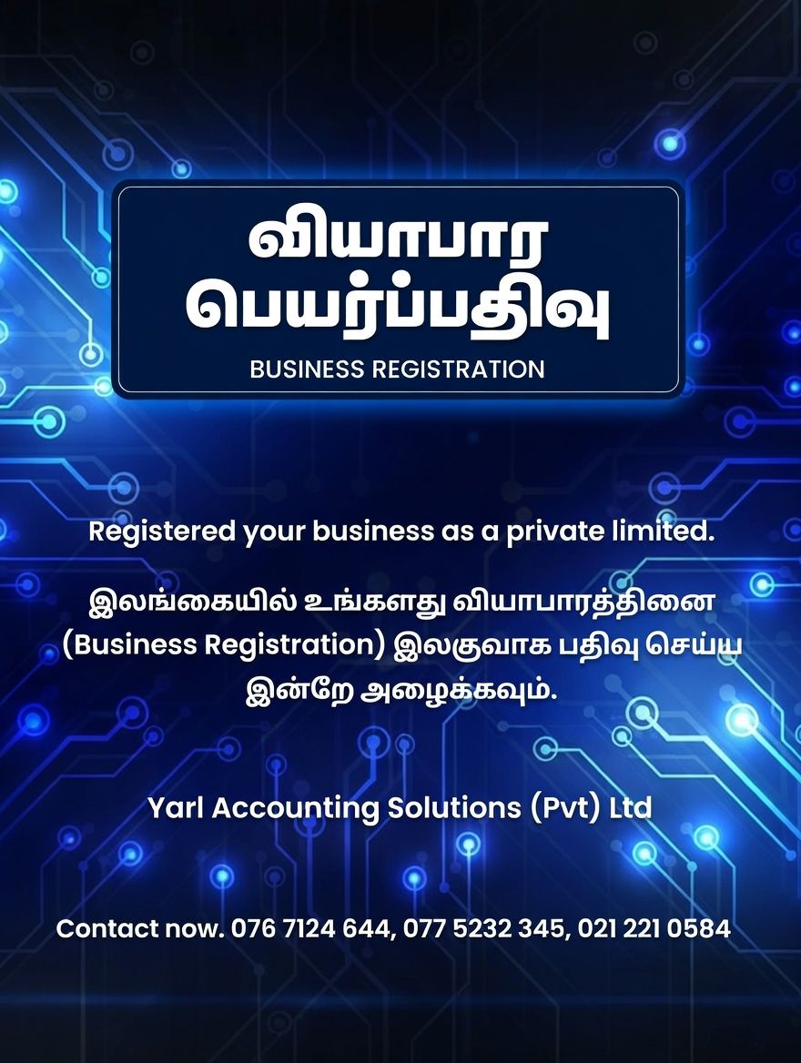 Yarl Accounting Solutions Facebook ad: வியாபார பதிவு (BR)