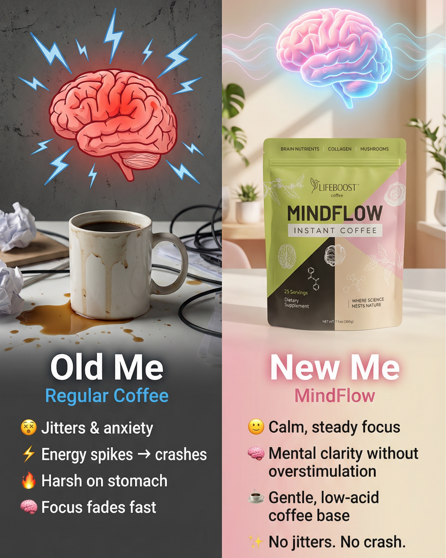 Lifeboost Coffee Facebook ad