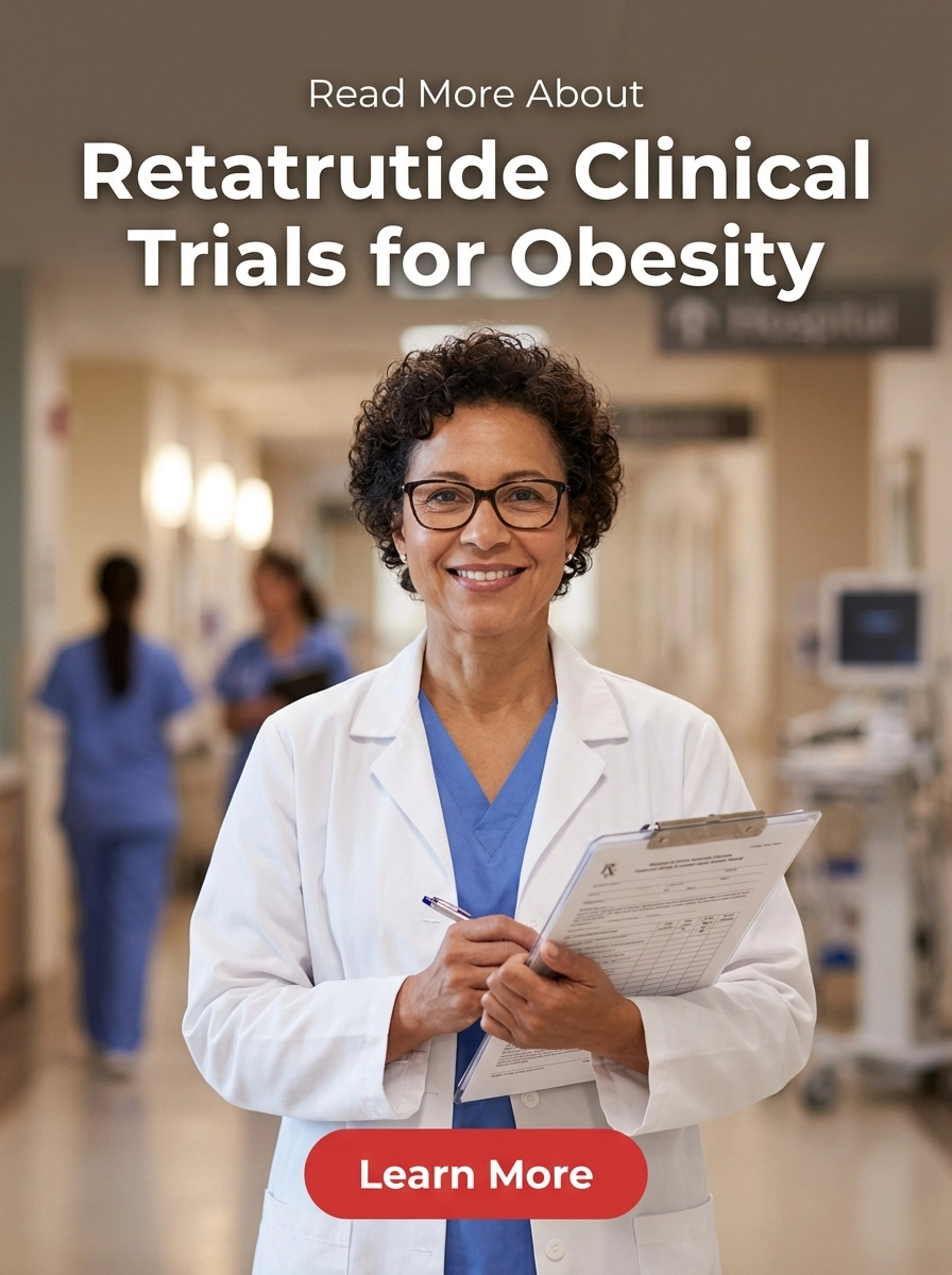 Cart Bloom Facebook ad: Learn more about retatrutide clinical trials for obesity