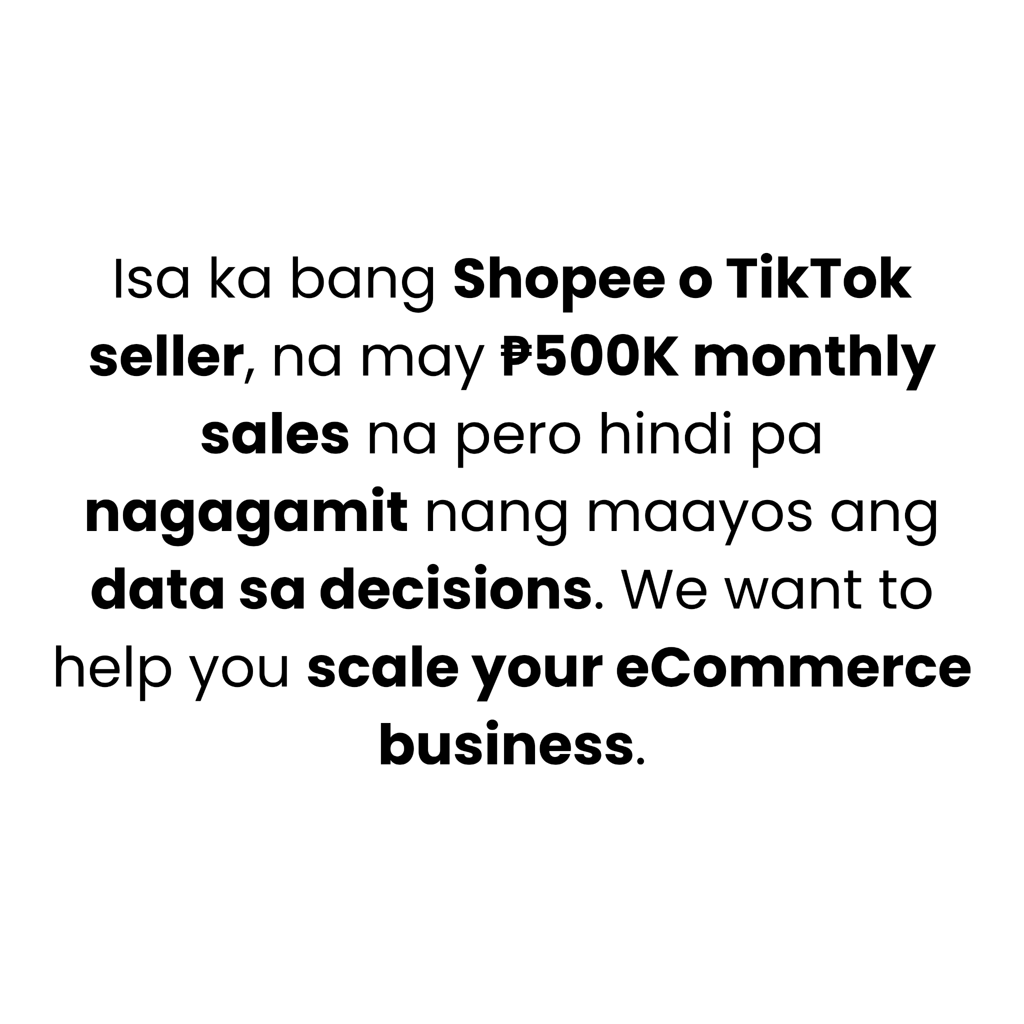 ECOM Accelerator Facebook ad