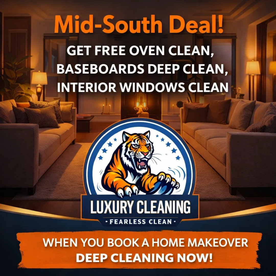 Luxury Cleaning Facebook ad: $175 in Free Add-Ons with Your Clean Home Makeover
