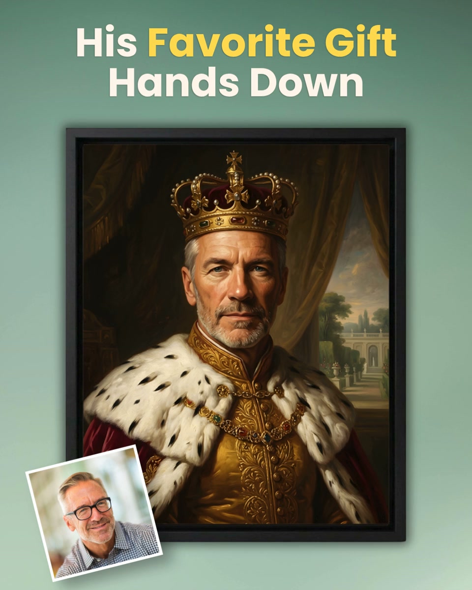 Turn Me Royal Facebook ad: The eternal portrait of your family's love