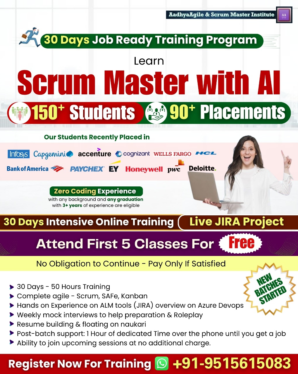 Aadhya Agile Institute Facebook ad from Jun 12, 2026