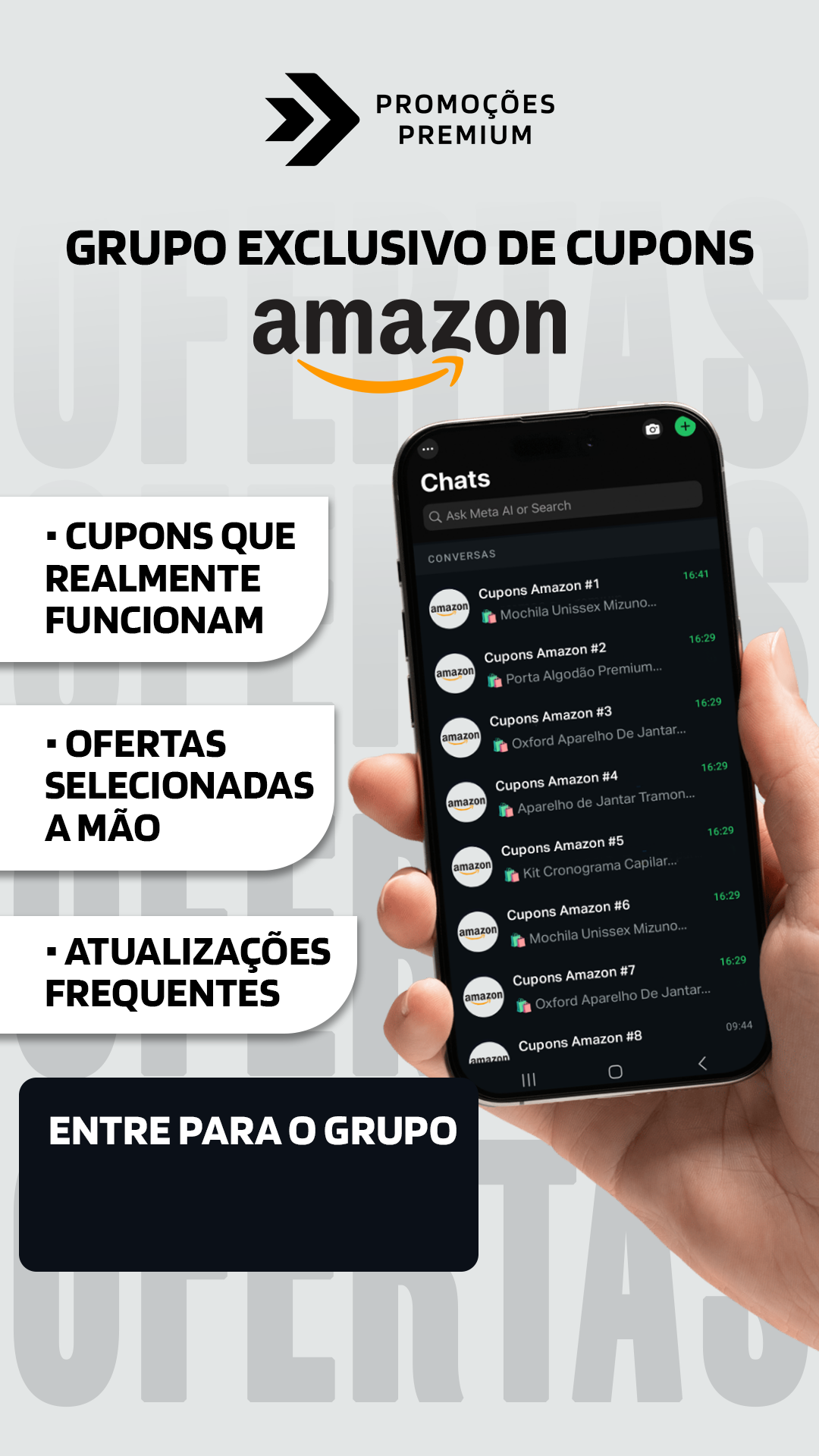 Promoções Premium Facebook ad