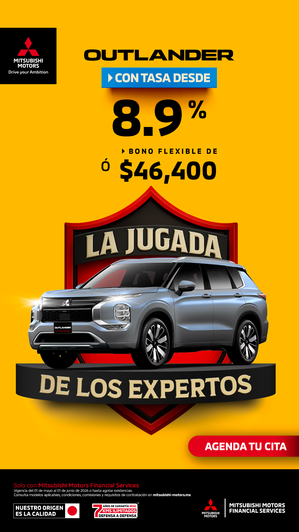 Mitsubishi Motors De México Facebook ad