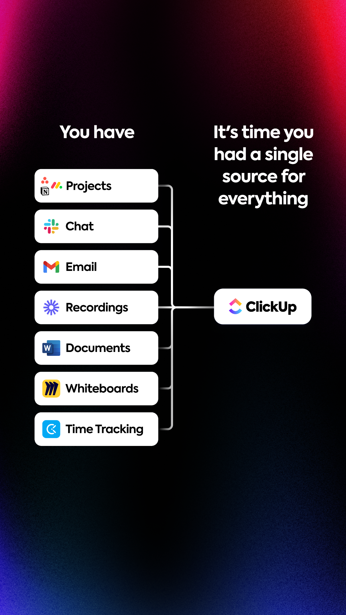 ClickUp Facebook ad
