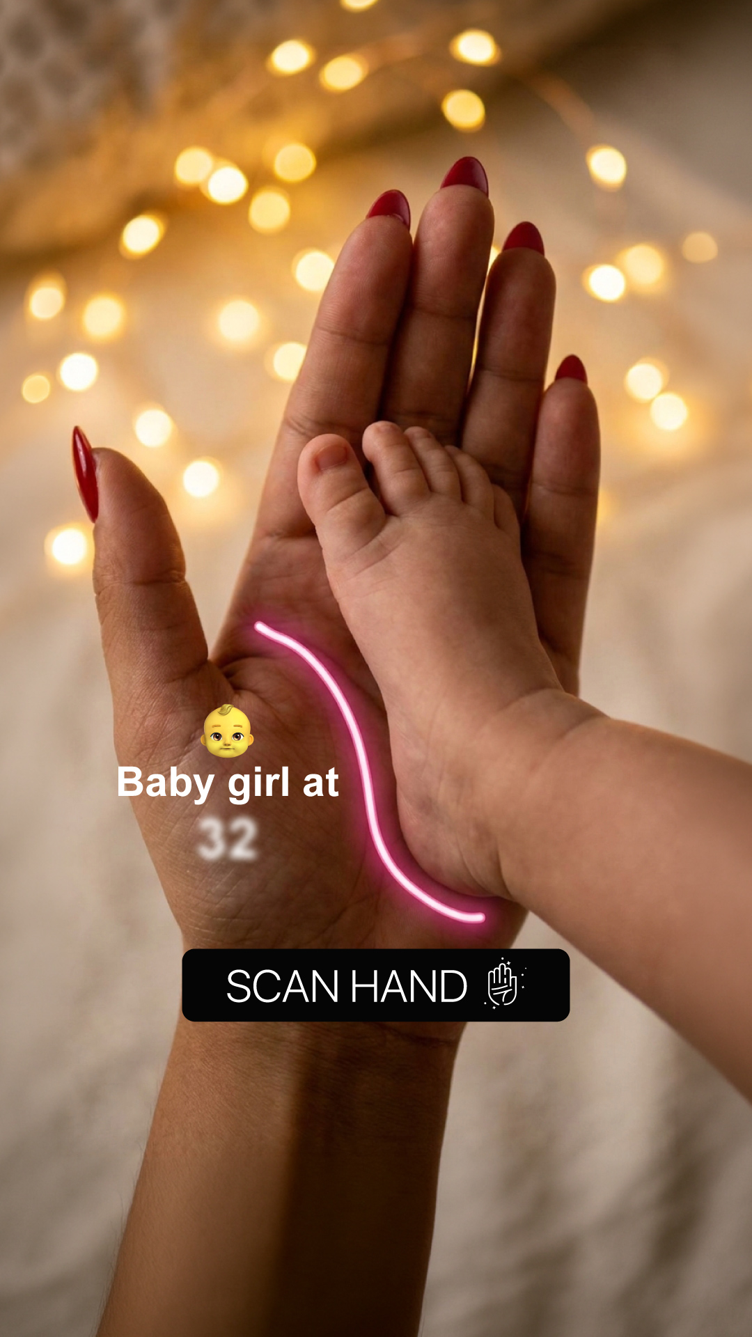 Palm reading insights Facebook ad