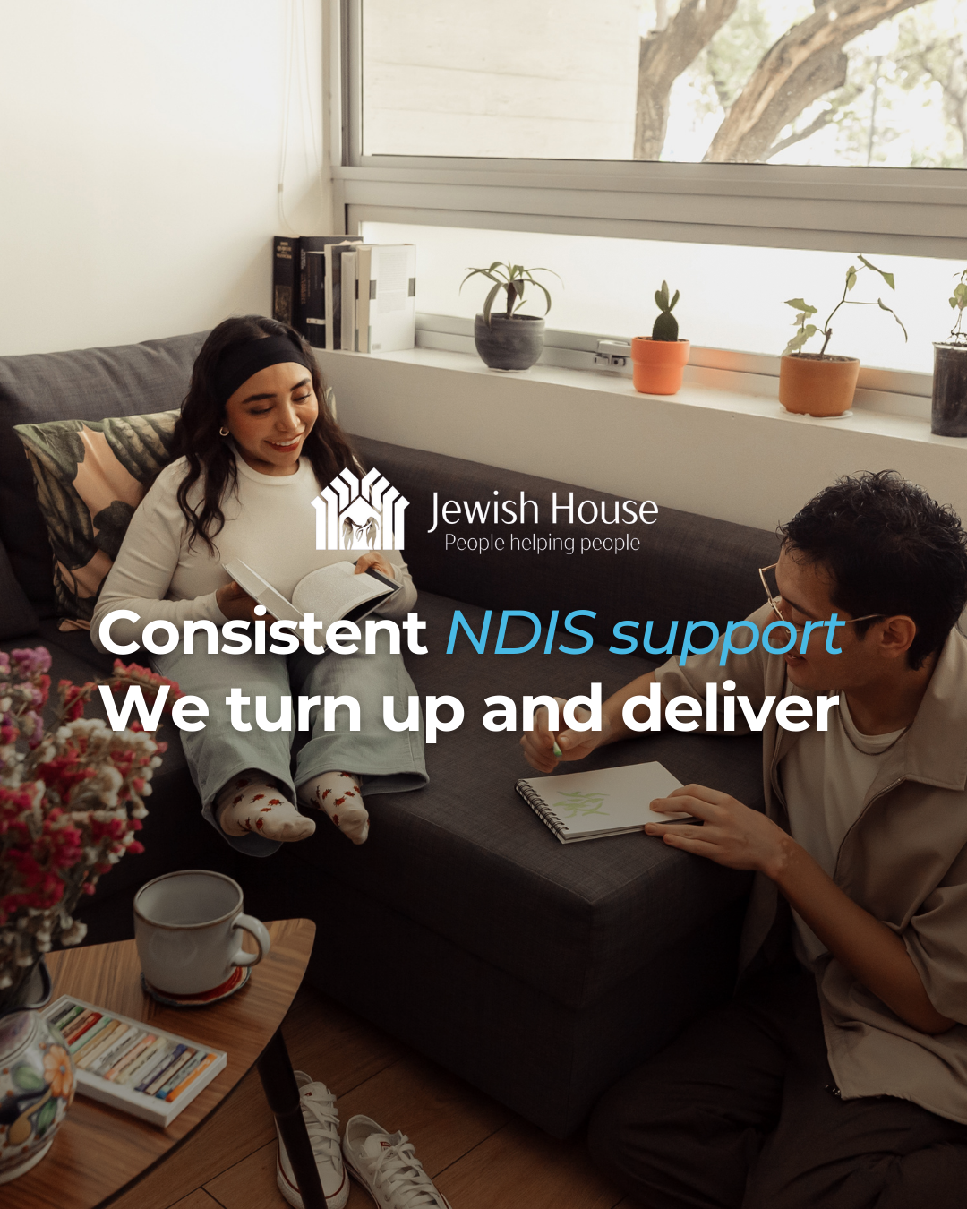 Jewish House Facebook ad: NDIS Support by Jewish House