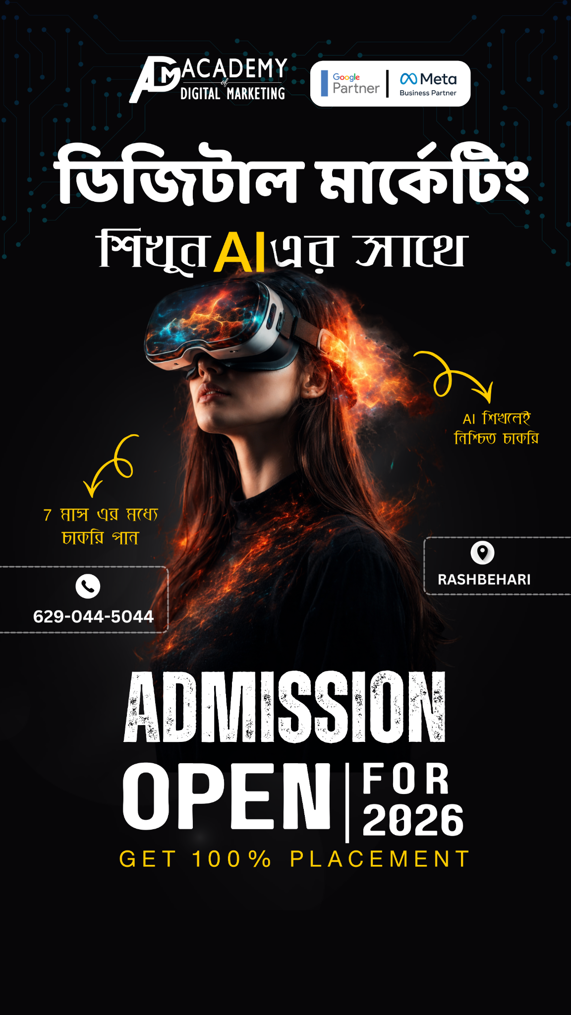 Academy Of Digital Marketing Facebook ad from Apr 12, 2026