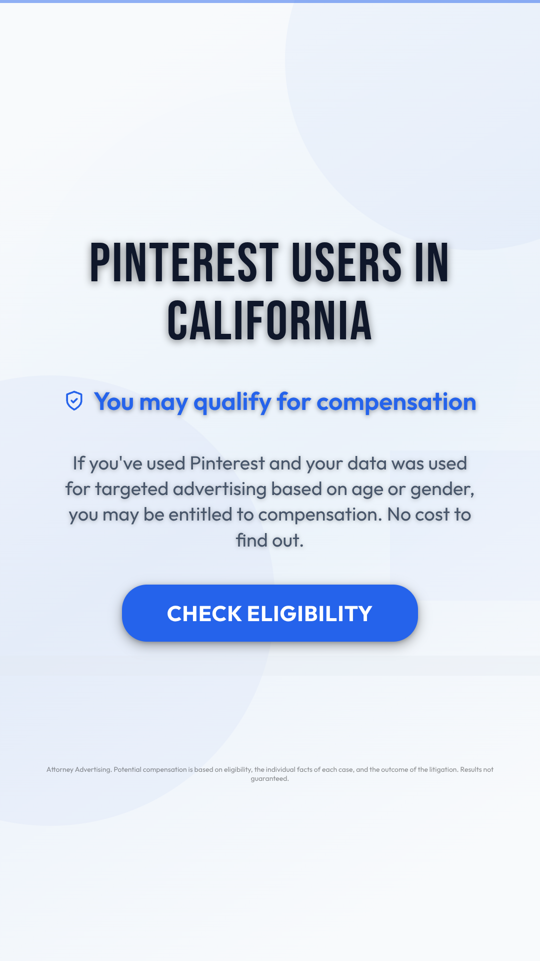 Keller Postman LLC Facebook ad