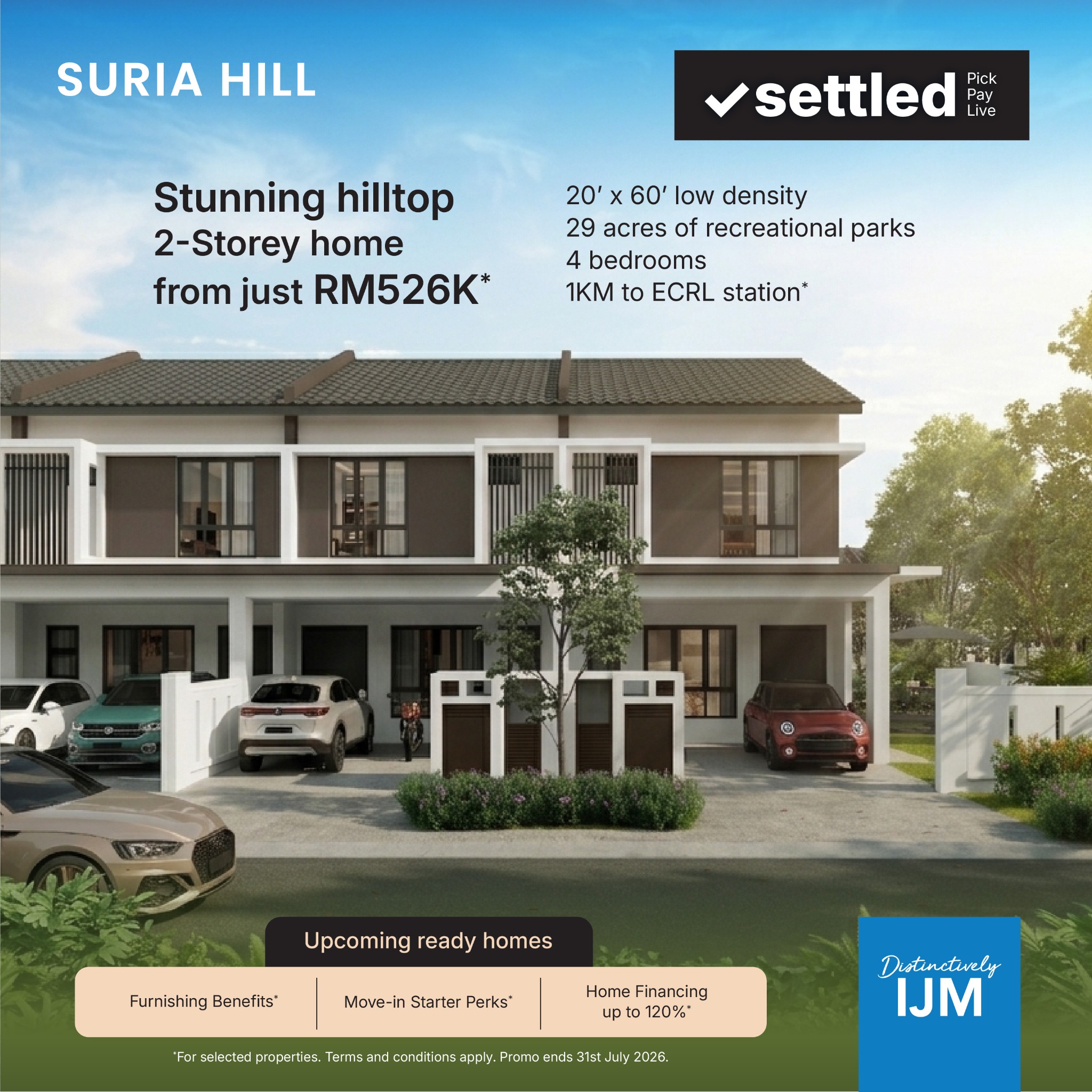 Alam Suria by IJM Land Facebook ad: SURIA HILL - SOREN Limited Units