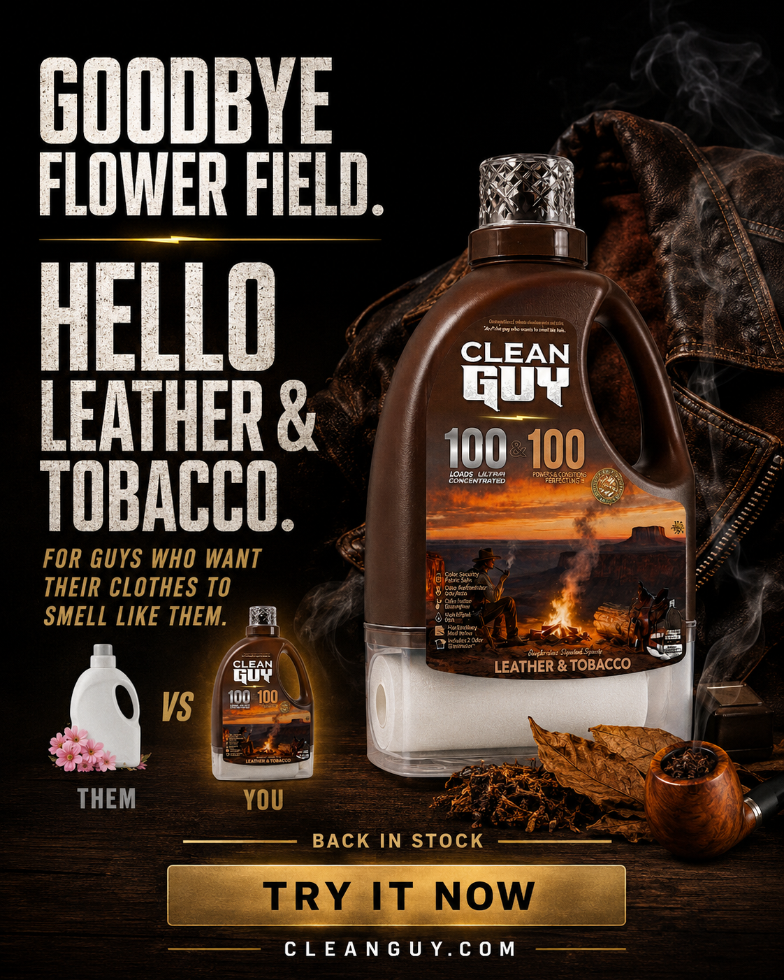 Clean Guy Facebook ad