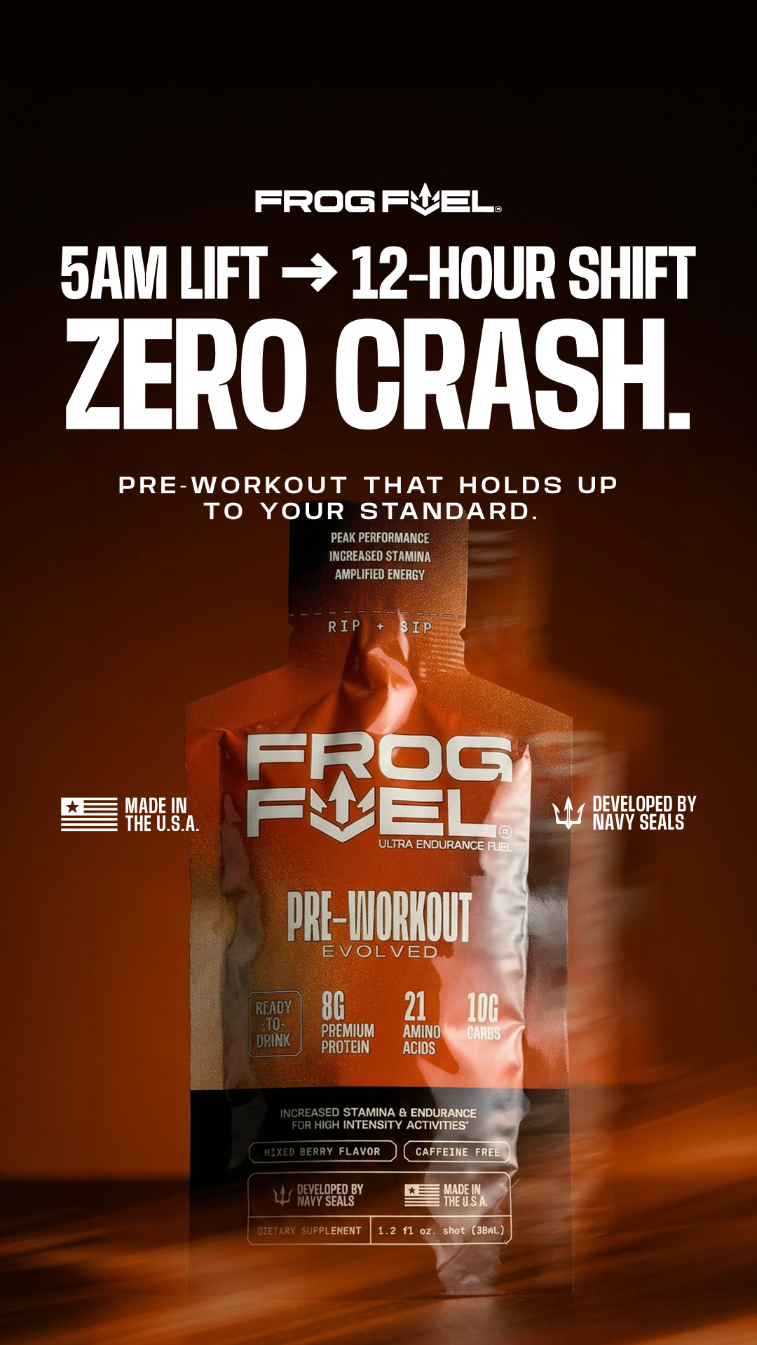 Frog Fuel Actual Facebook ad