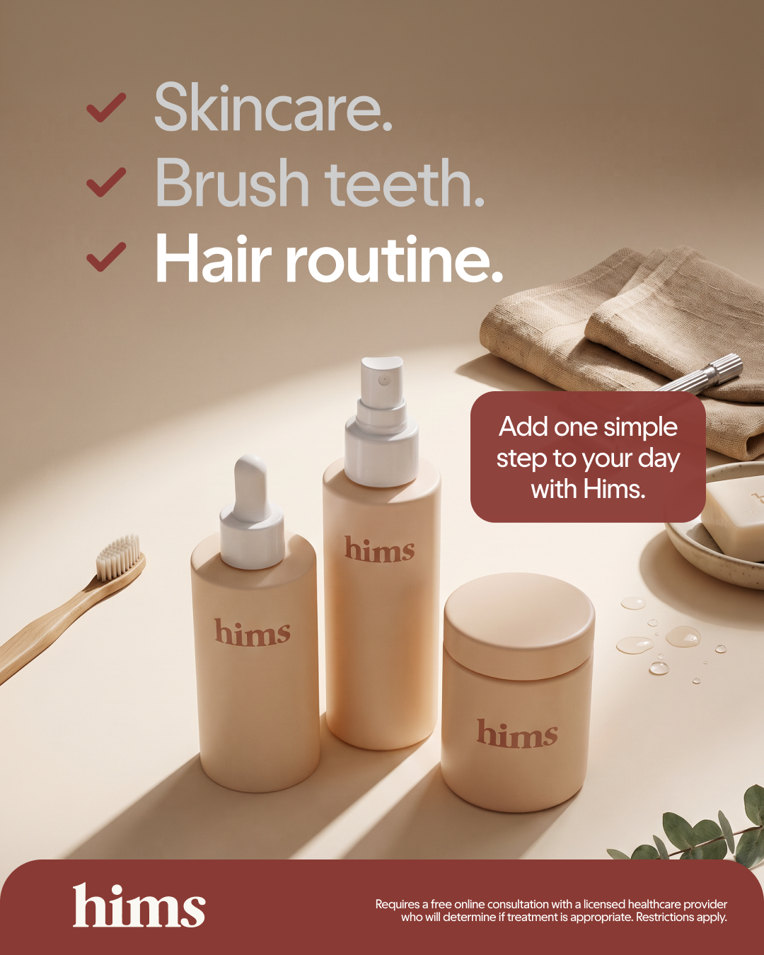 hims Facebook ad