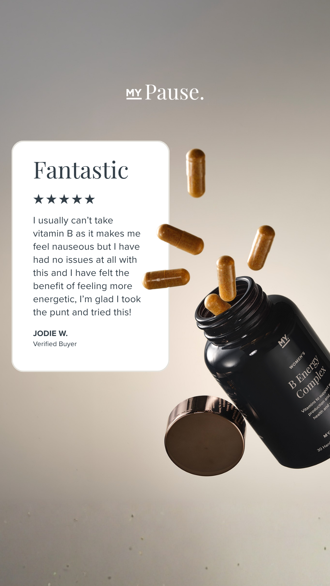 MyPause Health Facebook ad