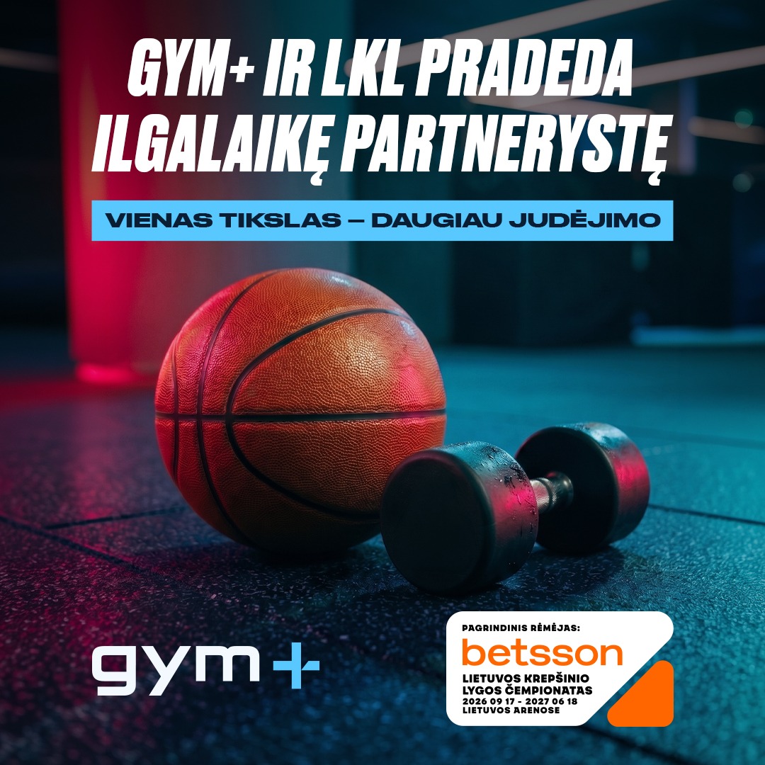 GymPlius Facebook ad: Dvi sporto jėgos.