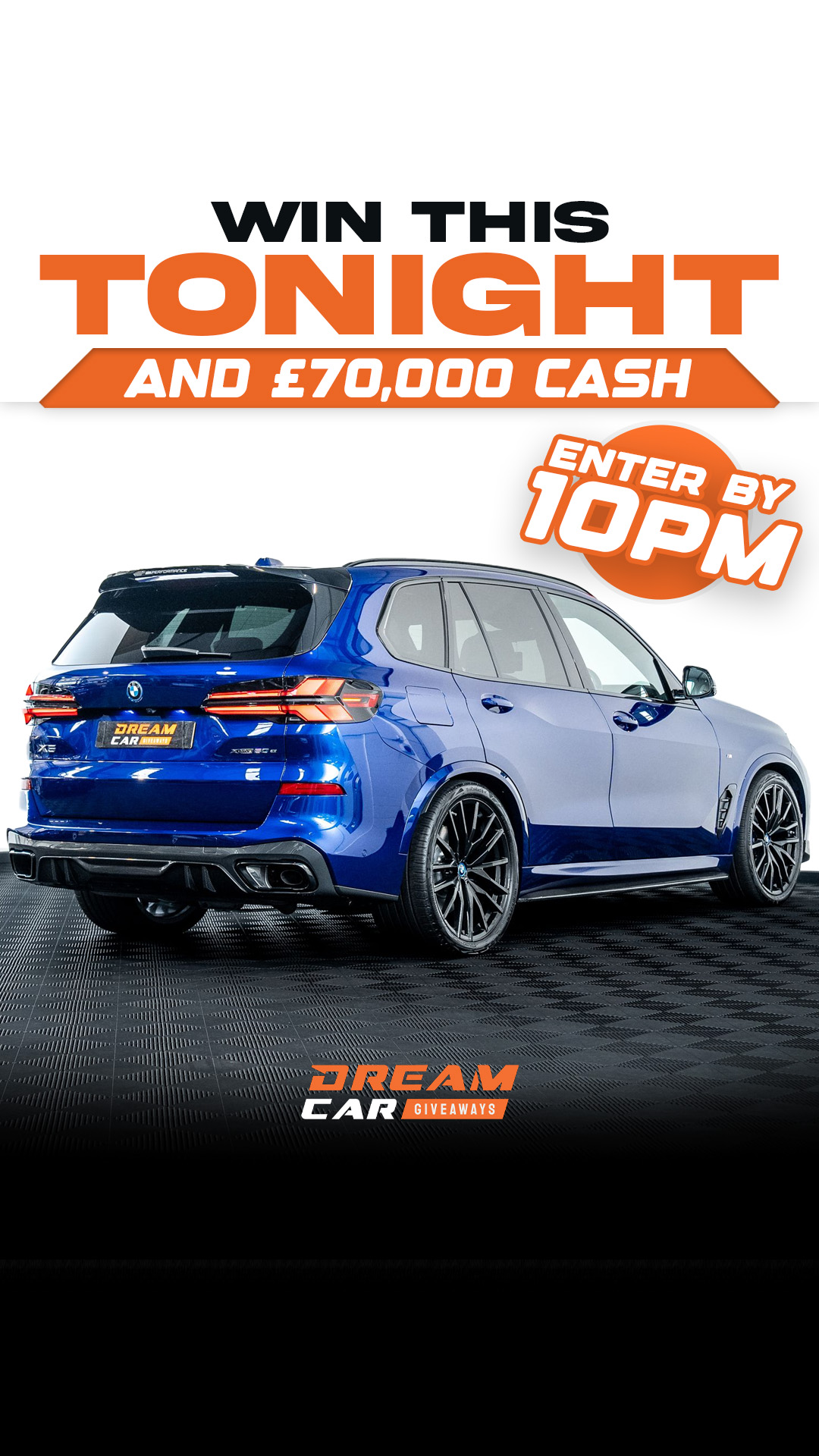 Dream Car Giveaways Facebook ad