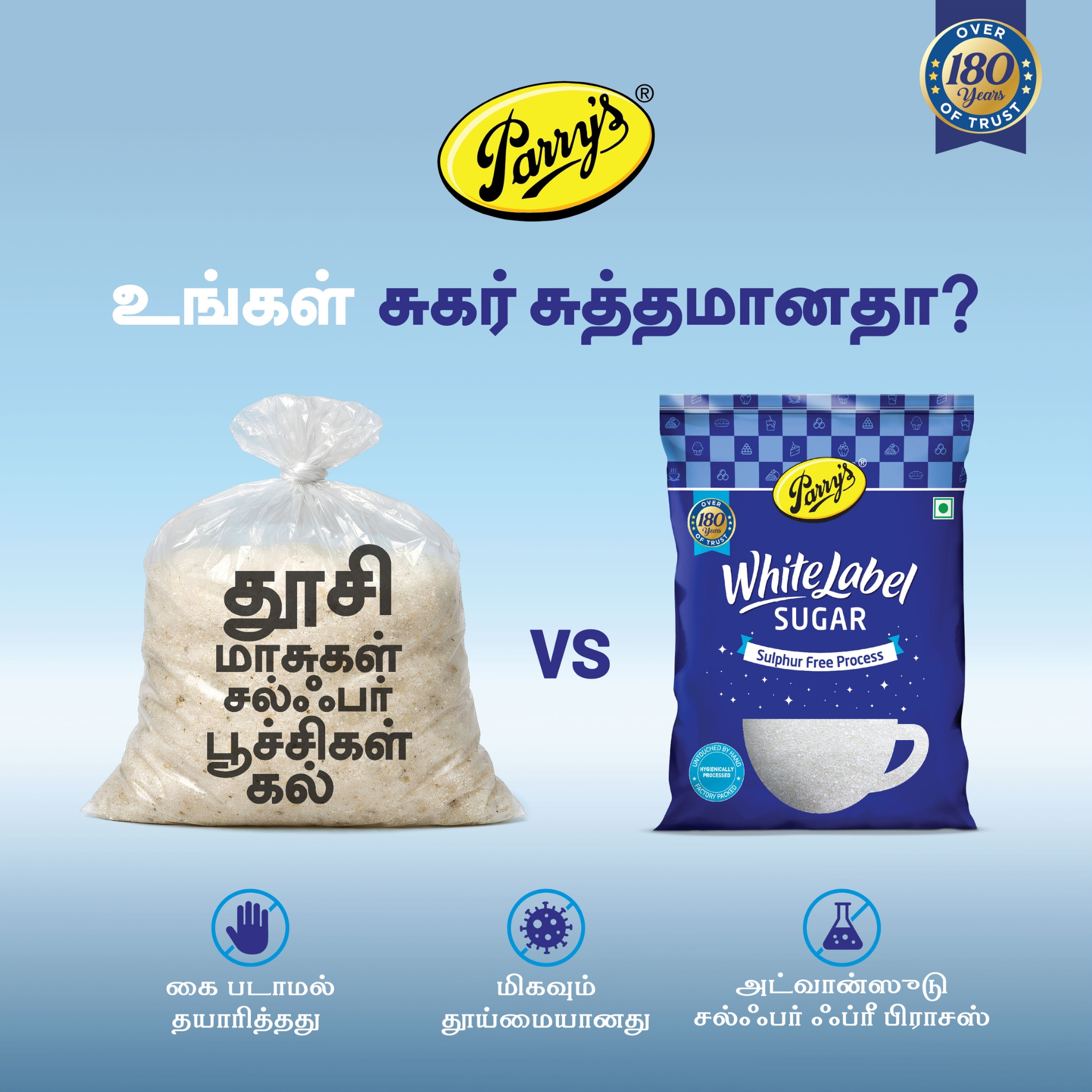 Parry's Consumer Products Facebook ad: Hygiene in every pack