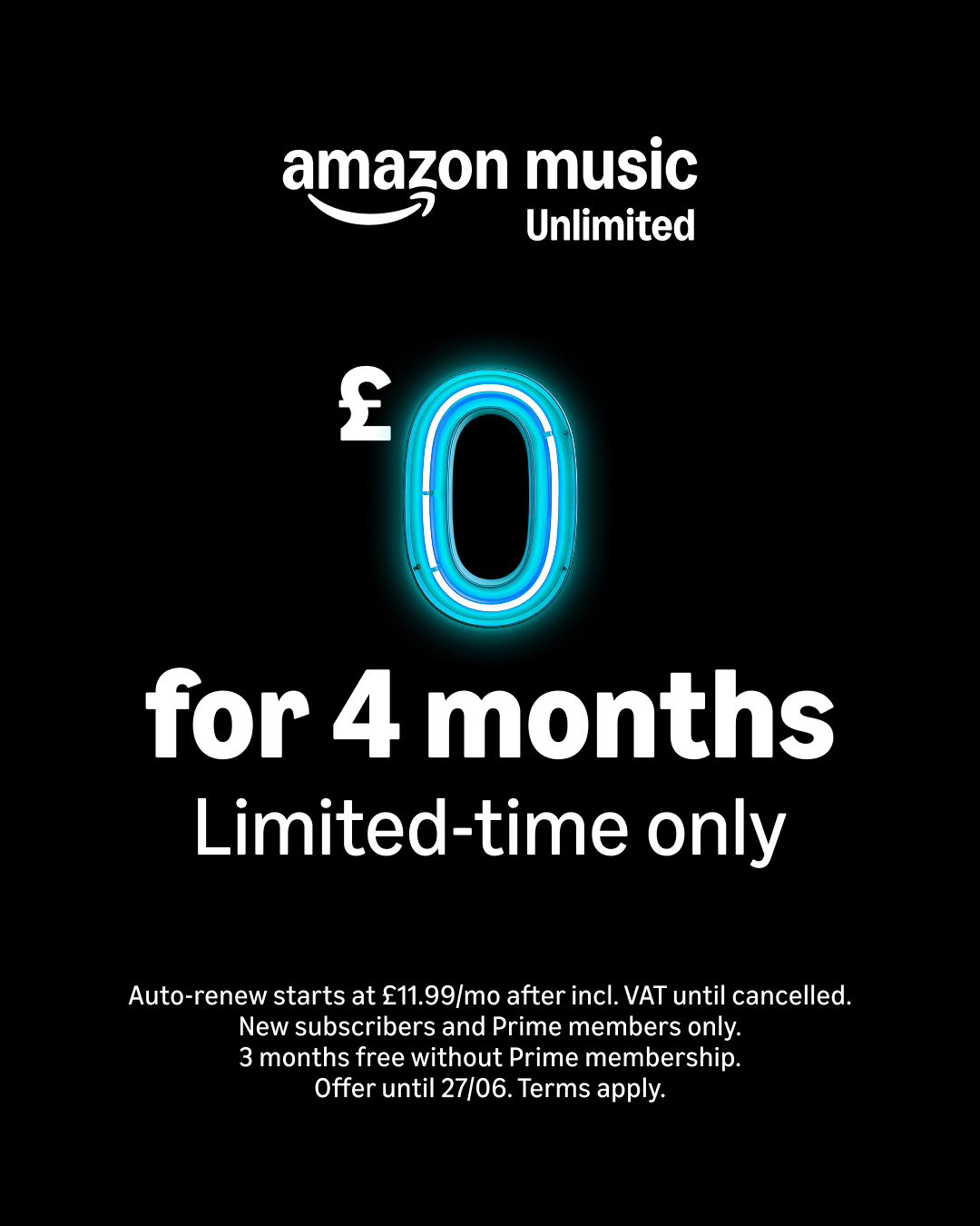 Amazon Music Facebook ad