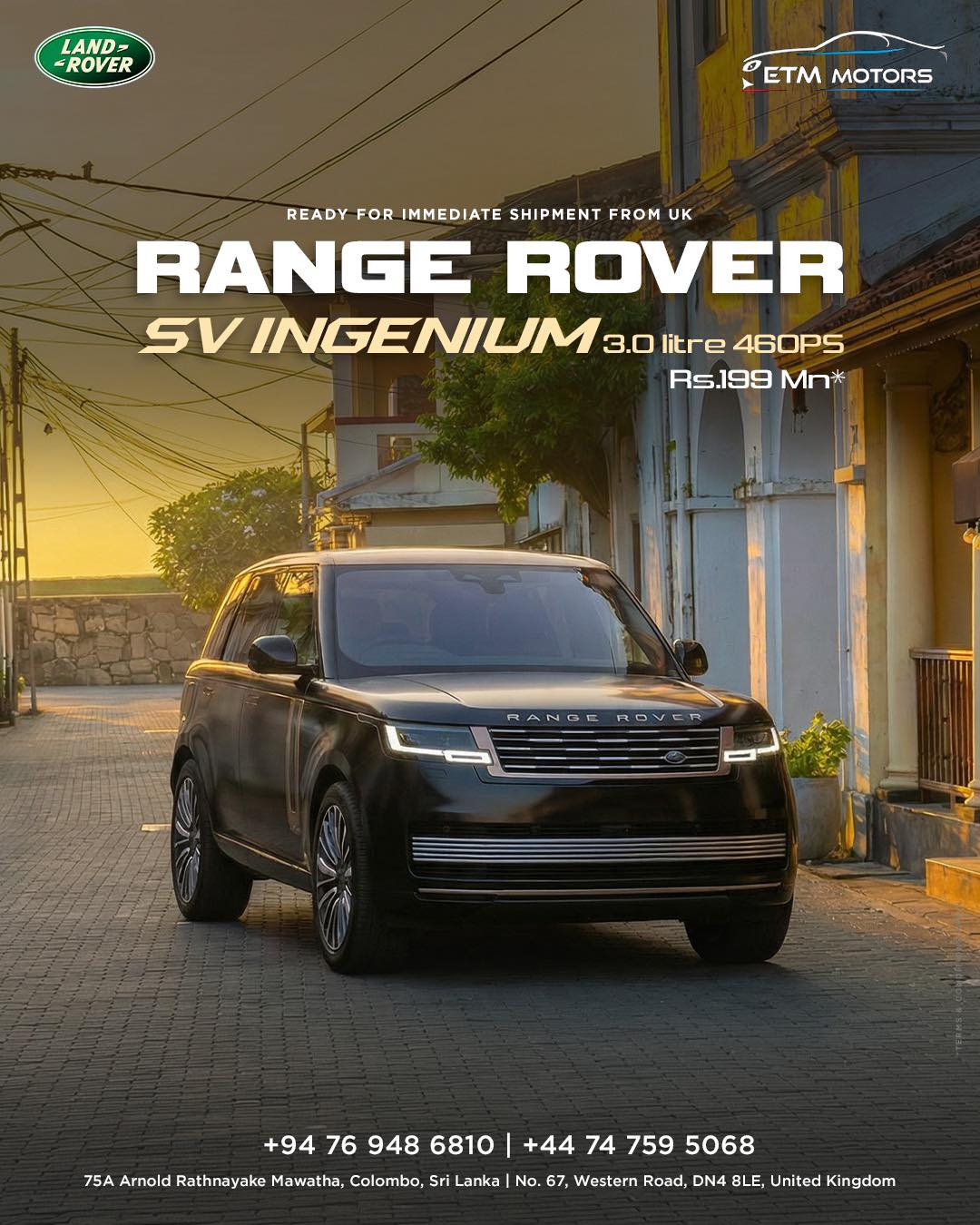 ETM Motors Facebook ad: Starting from Rs.