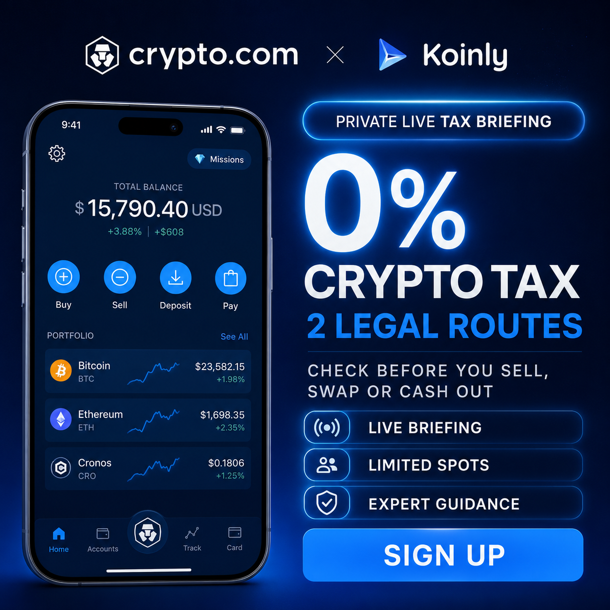 Digital Asset Updates Insider Facebook ad: 2 Legal Routes to a Potential $0 Crypto Tax Outcome