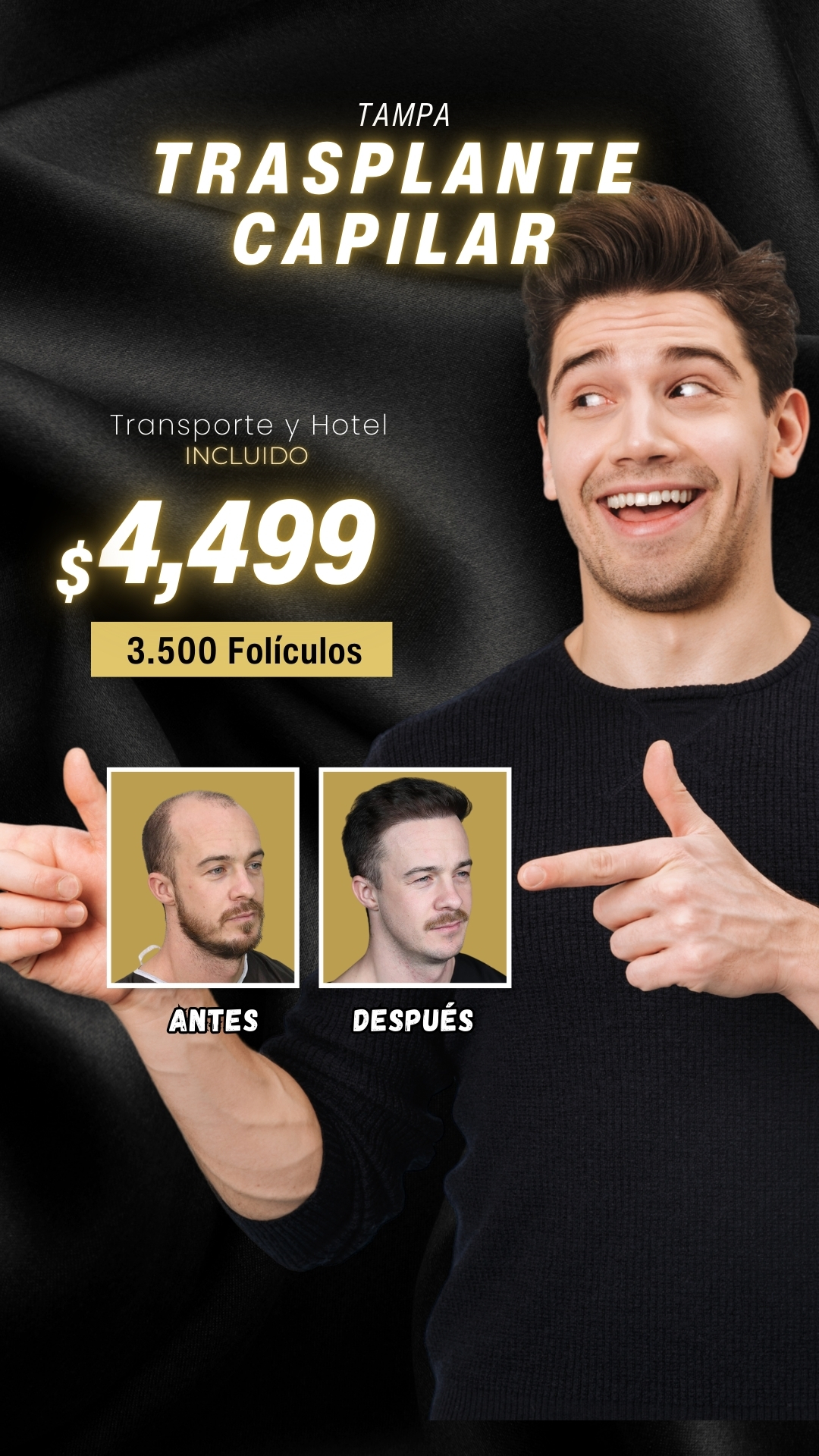 Hair Transplant Design Facebook ad