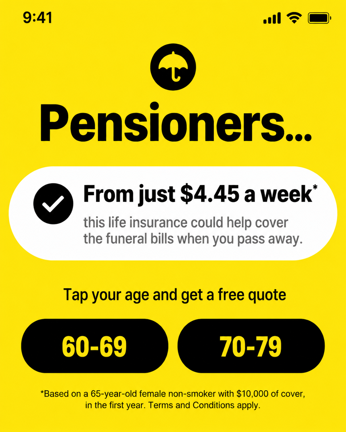 Seniors Choice CA Facebook ad