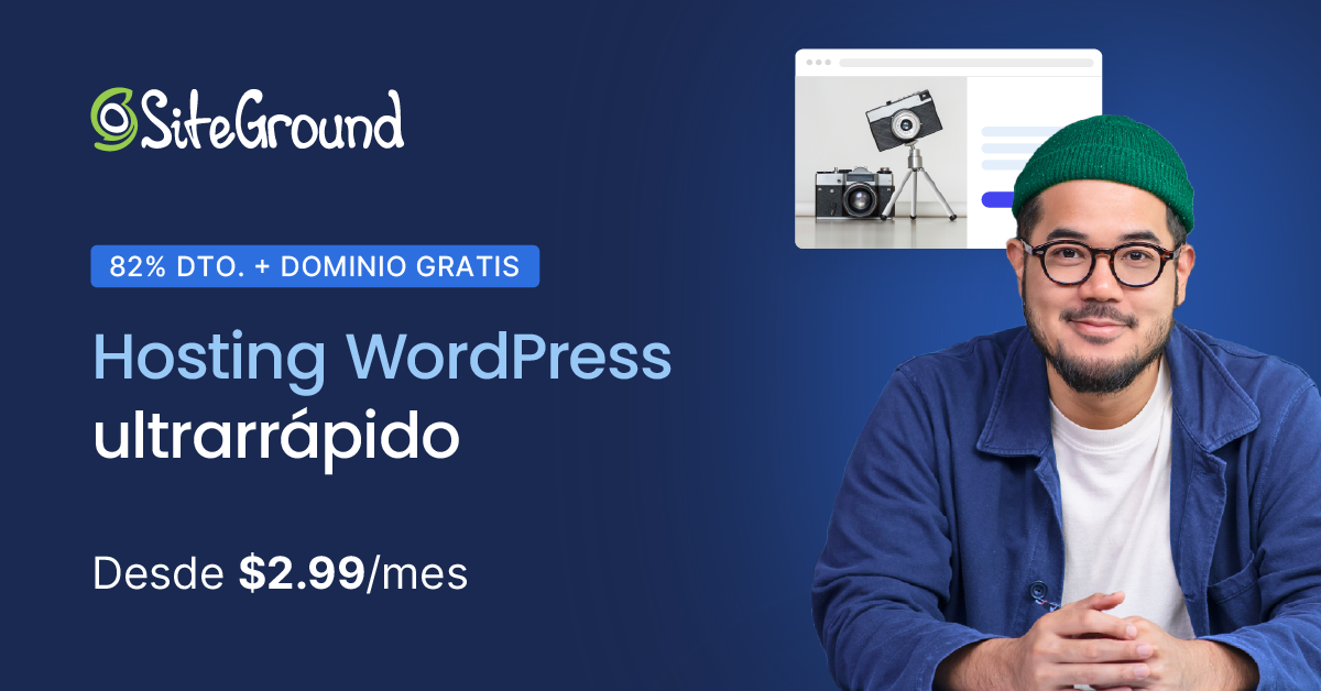 SiteGround Facebook ad