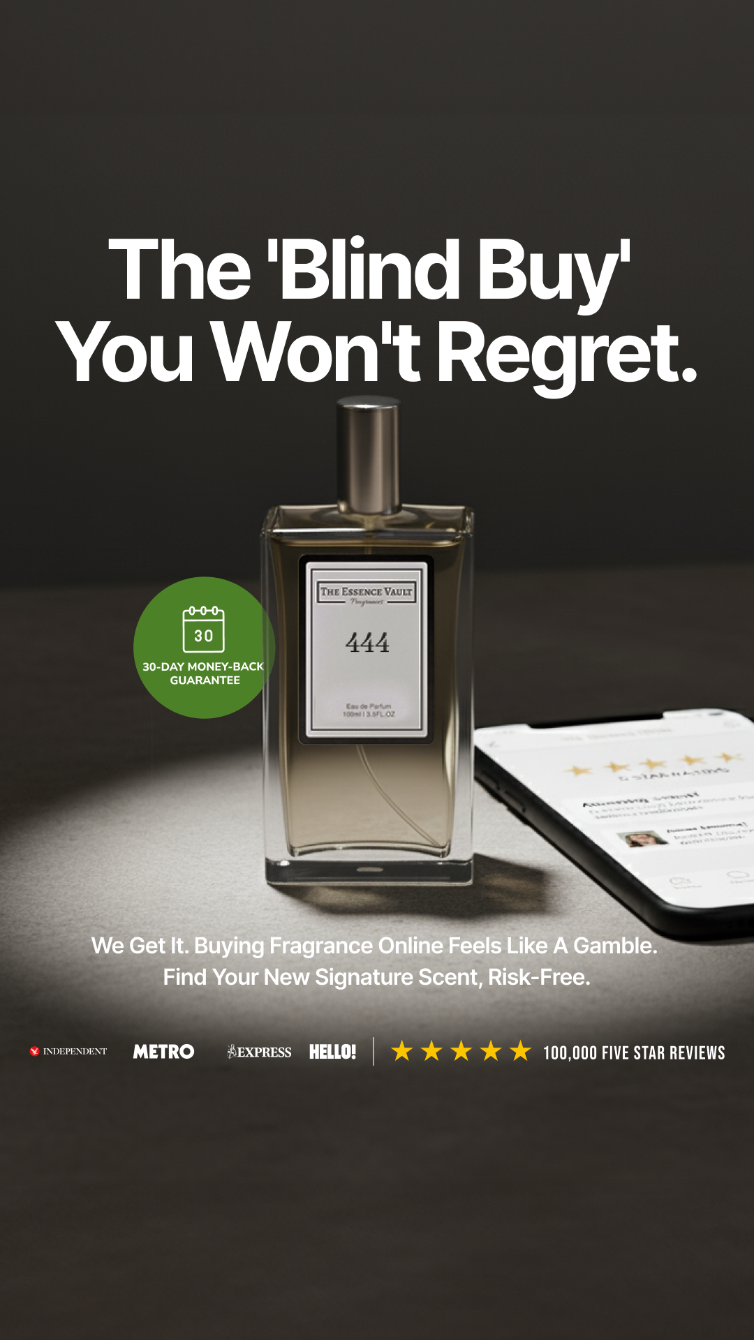 The Essence Vault Facebook ad