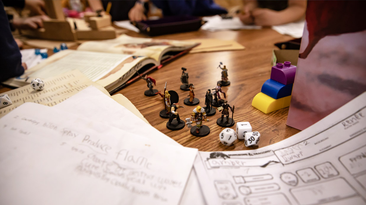 Trackers Earth Facebook ad: Kids Role-Playing Games - Weekly Class