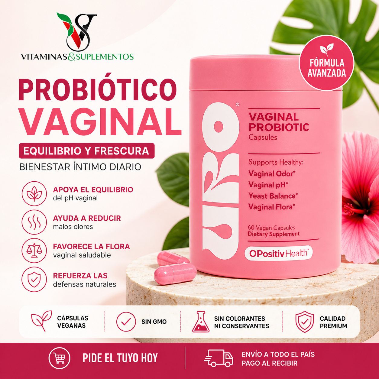 Vitaminas Y Suplementos Facebook ad: Chatea con nosotros