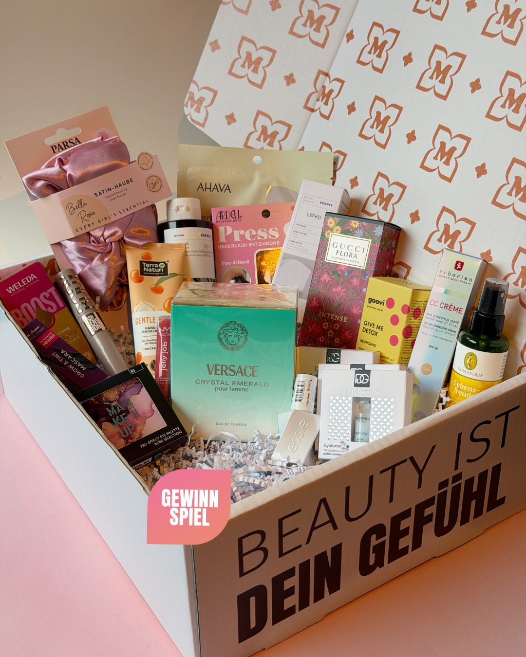 Müller Beauty Facebook ad: Beauty ist dein Gefühl