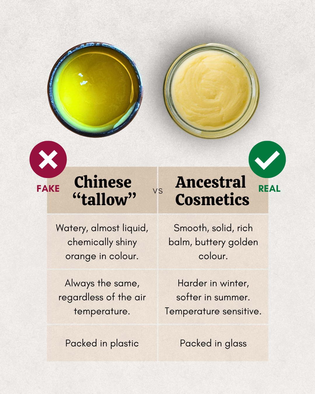 Ancestral Cosmetics Facebook ad
